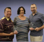 Ross Saito, product manager, menu development, Hawaiian Airlines; Renee Awana, managing director, product development, Hawaiian Airlines; Bryan Kapeckas, managing director, loyalty and traveler products, Hawaiian Airlines