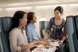 Airbus A350 cuisine © SINGAPORE AIRLINES