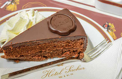 Hotel Sacher's famous torte